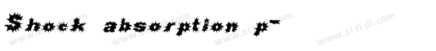 Shock absorption p字体转换